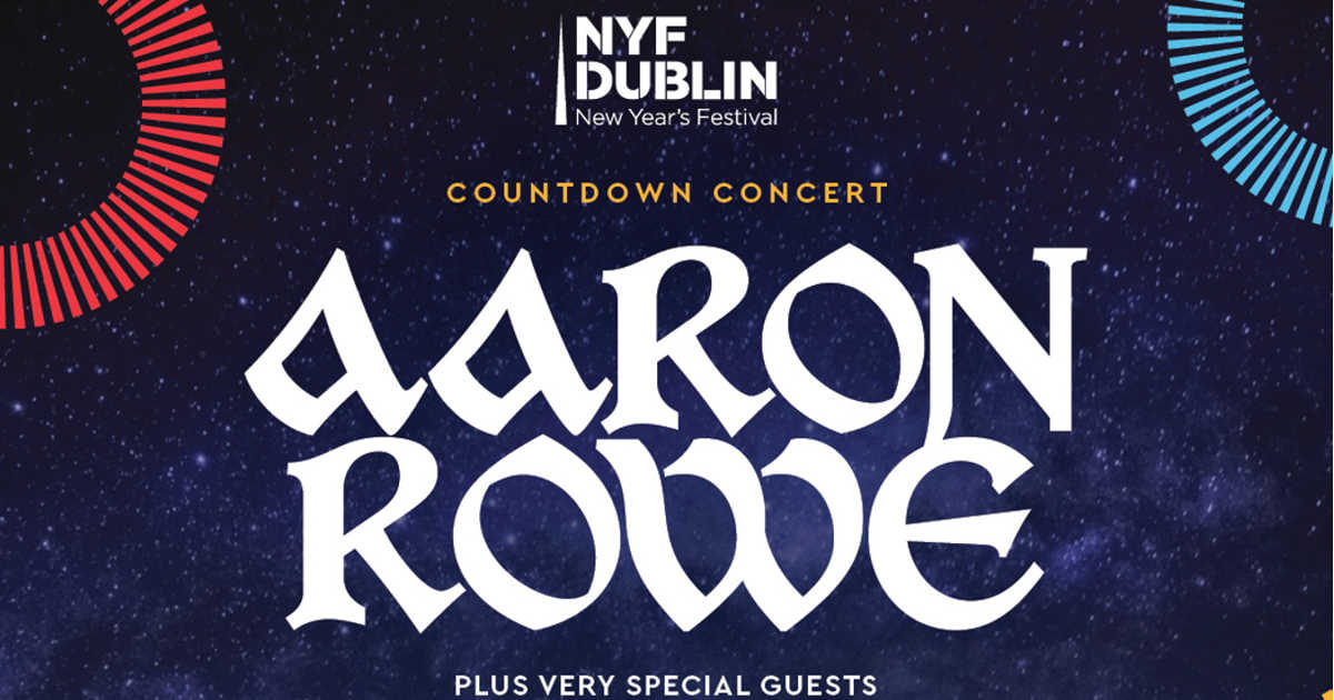 Aaron Rowe Dublin Castle New Years Countdown